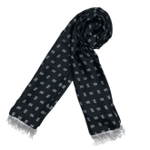 BLACK DIAMOND SILK MEN SCARF